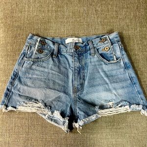 Kancan distressed shorts